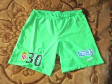 Short football ancien porté / preparé  SY AS MONACO  N° 30  2014-2015 no maillot