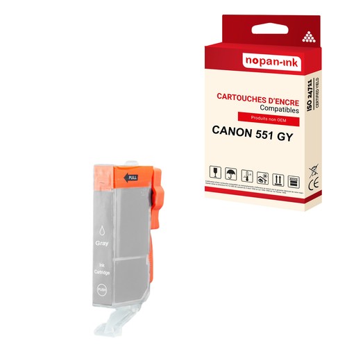 Cartouche canon cli 551xl gris - cli,