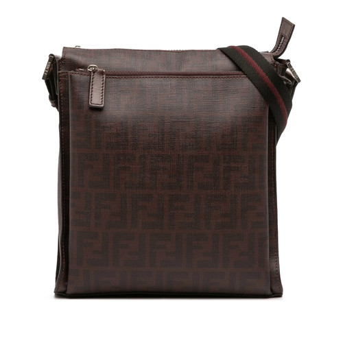 Fendi zucca coated toile - coated, sac