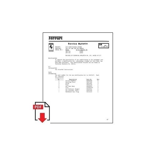 1979 ferrari service bulletin - service,