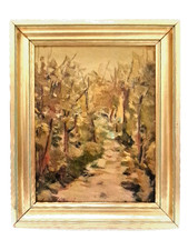 Tableau, huile sur carton