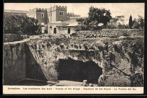 Carte postale jérusalem les - jérusalem,,