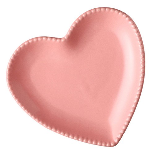 Assiette ceramique coeur plat - ceramique,