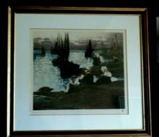 GRAVURE ANCIENNE -ECOLE