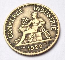 Pièce de monnaie 1 Franc Chambres de commerce 1922 France