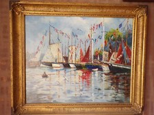 Lejeune voiliers peinture à