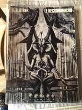 BD de H.R.Giger Le Necronomicon-édition originale 1977-format 29,7 x 42 cm