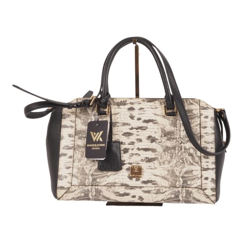 Mcm lizard print - lizard, medium