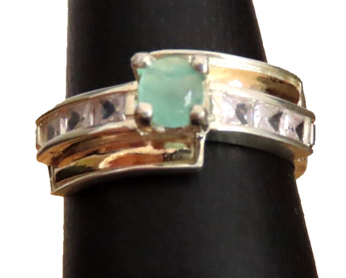 Bague argent 925 un peu - en, et