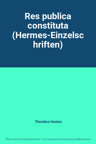 Res publica constituta