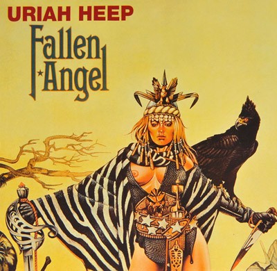 Uriah heep fallen angel lp - uriah,