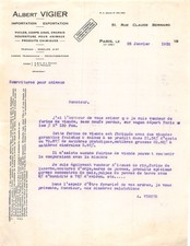 1932 ALBERT VIGIER A PARIS