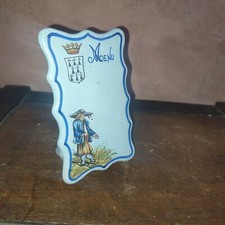 Menu Porte menu en faïence à