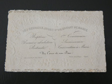 image pieuse enveloppe heureux jours d'un enfant de marie avec depliant