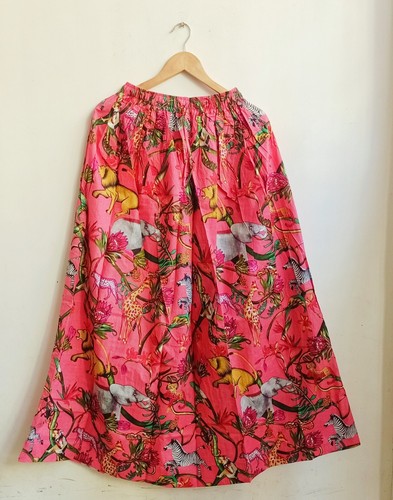 Jupe imprimé animal coton - jupe, en