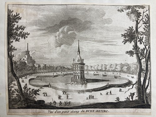 Gravure vue petit - d’un,