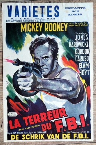 Belgian poster film noir baby - noir,