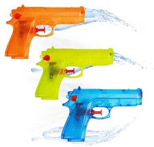 3X Pistolets à Eau 15 cm avec