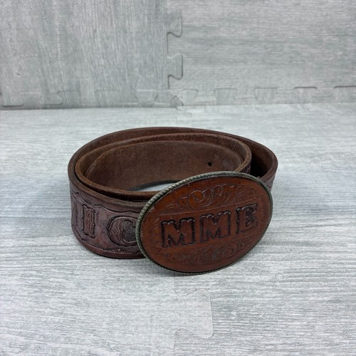 Circle western leather belt - y,
