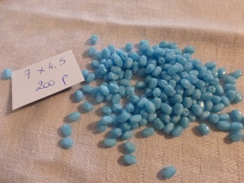 Lot 200 perles verre - lot, de
