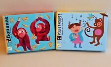 Lot 2 jeux DJECO : Bananas (stratégie) et Pouet Pouet (mimes) - parfait état