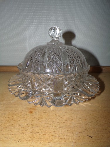 Beurrier sucrier cristal - sucrier, val