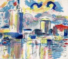 MARZELLE    JEAN   LITHOGRAPHIE