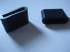 Lot de 10 embouts enveloppants pour fer plat 30x6mm noir patin pied chaise 