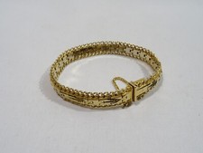 BIJOU BRACELET PLAQUE DORE
