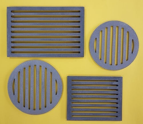 Rouille grille cendre en - grille, à