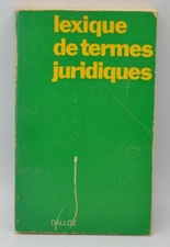 Lexique de termes juridiques -