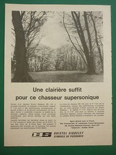2/1964 PUB BRISTOL SIDDELEY BS 100 ENGINE REACTEUR V/STOL VTOL P 1127 FRENCH AD