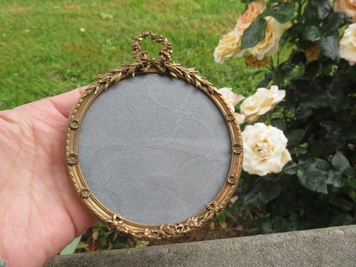 Ancien cadre photo - cadre, rond
