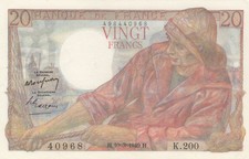 20 Francs - Pêcheur -