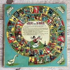 Plateau jeu de l'oie ancien cartonné fin 19ème - début 20 ème / N.K Atlas Paris
