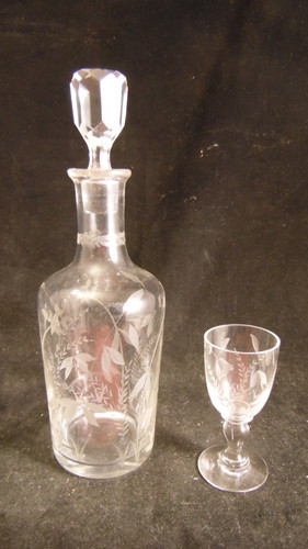 Carafe verre à liqueur - carafe,