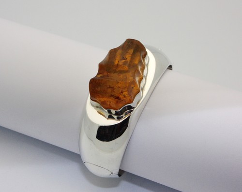 Large baltic amber set - baltic, .925