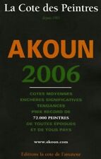 La cote des peintres Akoun