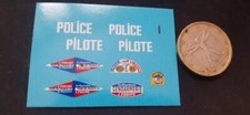decalcomanie police pilote pour tour de france cycliste 1/43