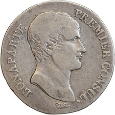 5 Francs Bonaparte 1er Consul