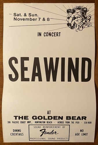 Affiche concert seawind - de,