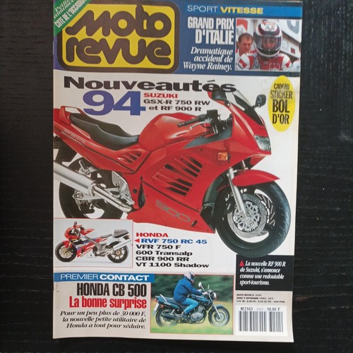 Moto revue 3101 honda - 3101, 1100