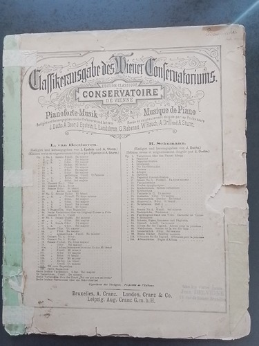Partition ancienne piano - piano,