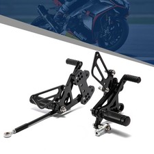 Aluminium Commandes Reculées Repose-pieds Rearset pour KAWASAKI ZX-6R  1999-2002