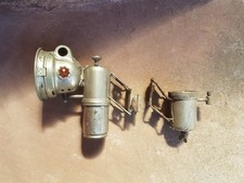 Ancienne lampe lanterne etoile ancien vélo moto cycle carbure acetylene phare 
