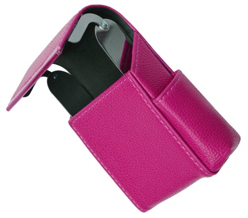 Rose vif cigarette - rose, cuir