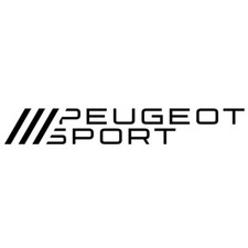 Sticker autocollant Logo Peugeot sport 15 cm sur 4 cm