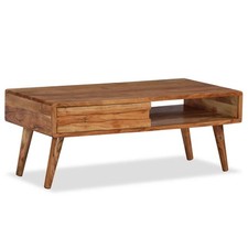 Bois Massif Table Basse avec