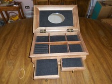 Walnut musical jewelry box