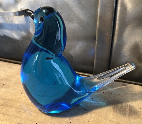 Oiseau verre art murano - verre,